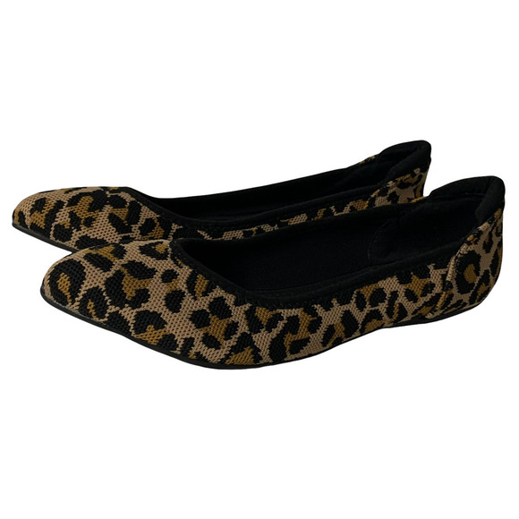 Anne Klein Shoes - Anne Klein Opposite Leopard Women's Ballet Flat Size 9.5